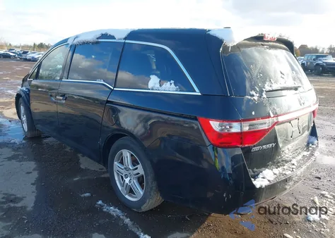 2012 Honda Odyssey Touring/Touring Elite из США, поврежденный, VIN 5FNRL5H93CB006301